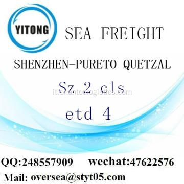 Porto di Shenzhen LCL consolidamento a Pureto Quetzal